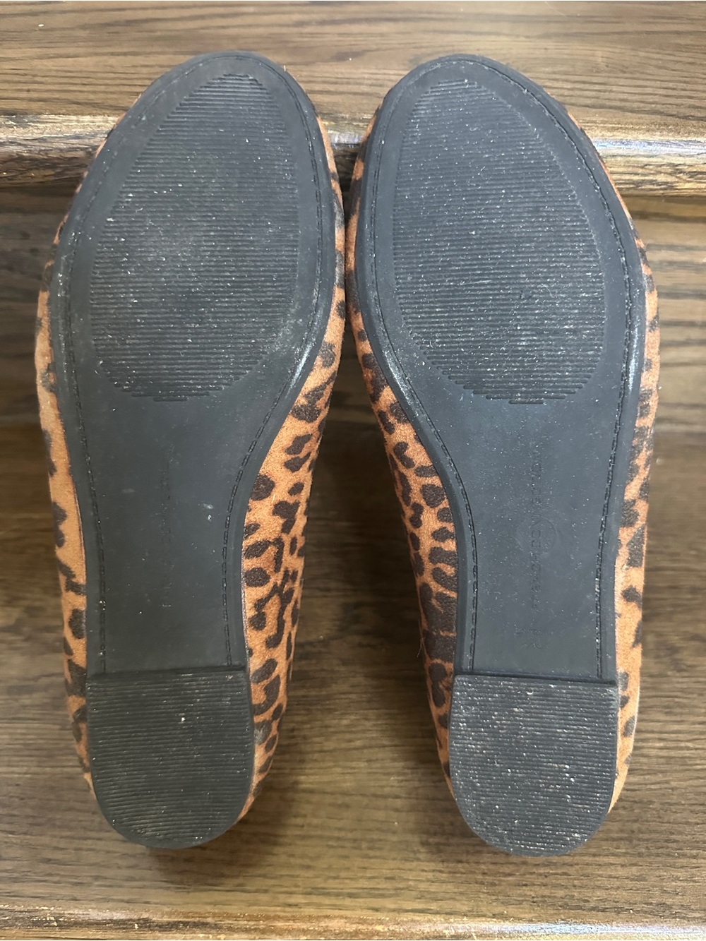 French Connection "Diana" Leopard Print Vegan Suede Ballet Flats - Size US 9 - Picture 8 of 9